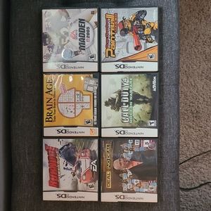 Lot of 6 Nintendo DS Games